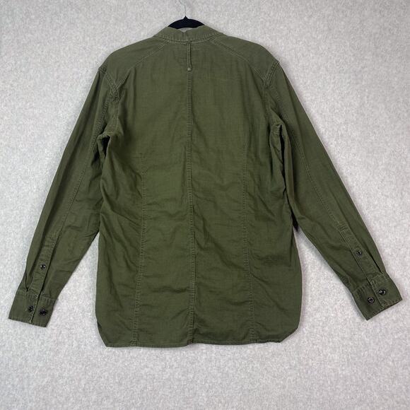 G-Star Raw Mens L Powel 3D Shirt in Green Long Sleeve Button Up - Picture 5 of 9